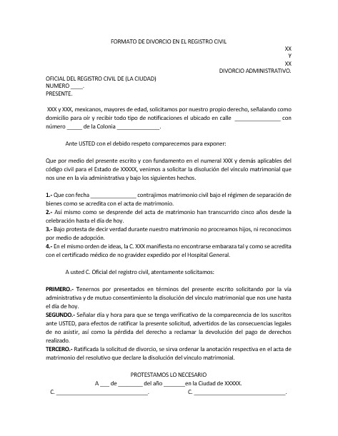 Divorcio En El Registro Civil | Qué Es, Requisitos, Costos 2024 💼